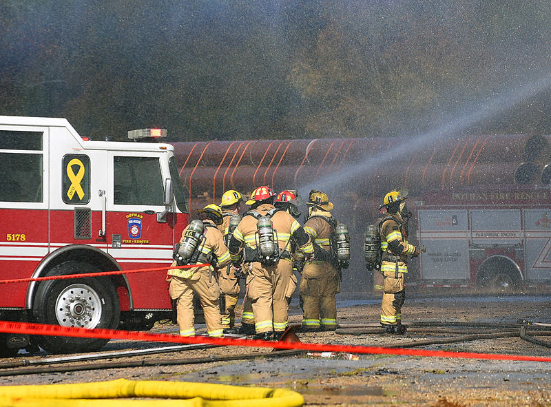 Fire destroys Meadow Gold building